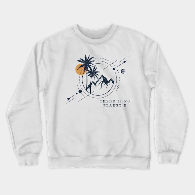 Save The Earth Geometry Crewneck Sweatshirt by OpalEllery